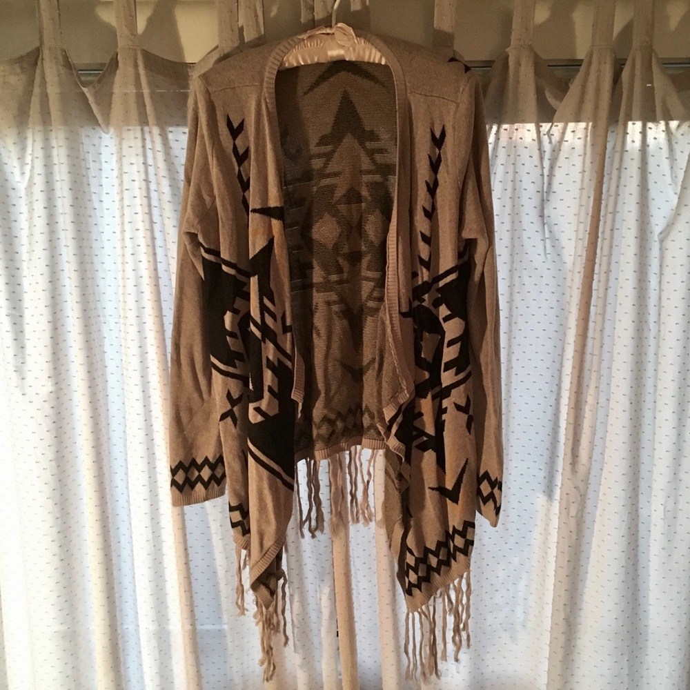 Fringed Cardigan
